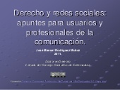 Derecho y redes sociales
